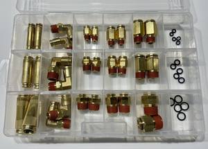 Raccords en laiton Dot Push Connect Connecteur mâle 1/4Tube X 1/8Npt ALITAIR Suspension pneumatique - Product Image 4