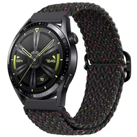 Bracelet de montre en nylon tressé Win-Win 20 mm 22 mm pour Huawei GT2 Garmin Samsung Galaxy Watch 4 5