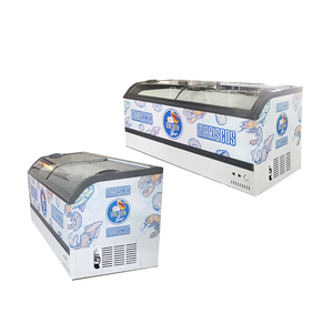 <span class=keywords><strong>Grand</strong></span> congélateur d'îlot pour supermarché, <span class=keywords><strong>réfrigérateur</strong></span> de présentation numérique pour aliments surgelés, congélateur commercial <span class=keywords><strong>combiné</strong></span> - Product Image 5