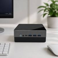 Mini PC de Entrada de Gama Básica con Intel Core I3, DDR3, 3 Puertos USB 3.0 Tipo-C, Doble LAN Gigabit, WiFi 6, Ideal para Router y Gateway