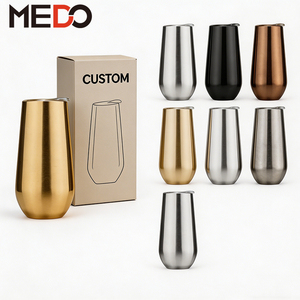 Tazze da Vino 6oz a Forma di Uovo, Doppia Parete, Senza BPA, Isolate, Vendita all'Ingrosso per Ristoranti e Servizi di Ristorazione - Product Image 1