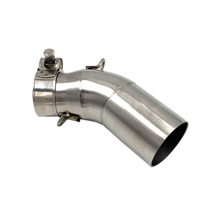 Scarico Slip-on per <span class=keywords><strong>BMW</strong></span> <span class=keywords><strong>C</strong></span> <span class=keywords><strong>600</strong></span> Sport C650 GT 2012-2015, Silenziatore per Moto con Tubo di Collegamento Centrale - Product Image 4