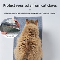 Tapis à gratter pour chat mural, en polyester anti-déchirure, protection de meubles, griffoir vertical pour chat