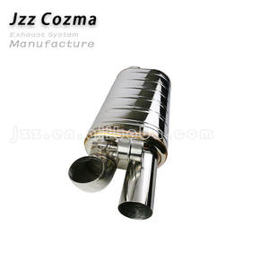 <span class=keywords><strong>Silencieux</strong></span> d'échappement de voiture de sport en acier inoxydable Valvetronic avec soupape <span class=keywords><strong>9</strong></span> "* 5.5" <span class=keywords><strong>silencieux</strong></span> universel à double sortie 76mm - Product Image 5