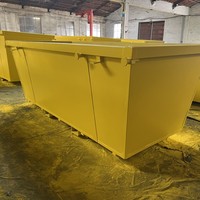 Trémie de déversement automatique de collecte de déchets de construction/bac basculant de chariot élévateur