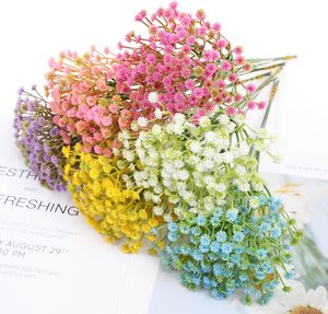 Bouquet de Gypsophile Multicolore en Gros, Fleurs Séchées Décoratives, Fleurs Artificielles, Décoration d'Intérieur, Cadeaux pour la Saint-Valentin - Product Image 3