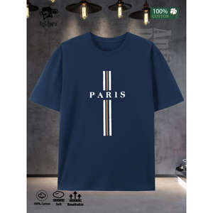 T-shirt Oversize Essentiel Été 2025 – Respirant, Imprimé Designer – 200-240 Grammes Disponible – Entrepôt USA - Product Image 3