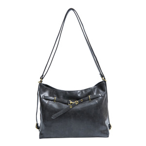 Bolso de hombro de moda para otoño/invierno, hecho de material PU, estilo vintage, de gamuza, para mujer, de gran capacidad, tipo mochila. - Product Image 4
