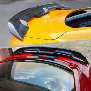 Aileron de coffre arrière style GT500, finition noir brillant / aspect carbone pour Ford Mustang 2015 2016 2017 2018 2019 2020 2021 - Product Image 3