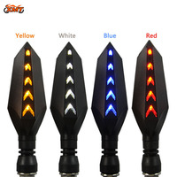Motorrad Sequenzieller Blinker 17LED Signalleuchte Richtungsanzeiger 12V 1,5W Modifiziertes Zubehör