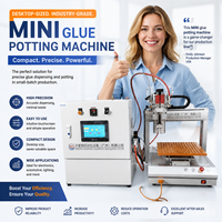 Máquina Dispensadora de Pegamento de Resina Epoxi Totalmente Automática con PLC Programable, Dispensador de Pegamento Tipo Jeringa para Marcos de Teléfonos Móviles