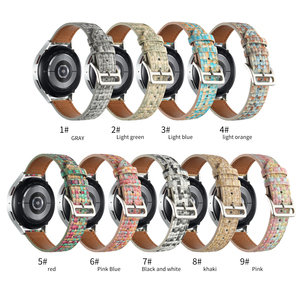 Correa de Reloj Inteligente FORWELLENY de Cuero Genuino Transpirable de 18 mm 20 mm para Reloj <span class=keywords><strong>GT</strong></span> <span class=keywords><strong>2</strong></span>/ GTS - Product Image 2