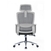 Chaise de bureau ergonomique réglable à dossier haut en maille pour personnel – Silla De Escritorio Oficina