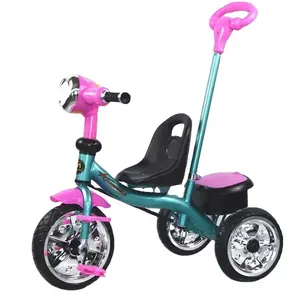 骑玩具车婴儿三轮车2-10岁儿童塑料或用灯光和音乐编织QG-05311防滑