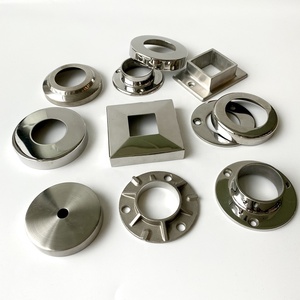 Accessori Moderni per Balaustre, <span class=keywords><strong>Copertura</strong></span> Decorativa per Base di Balaustra, <span class=keywords><strong>Copertura</strong></span> in Acciaio Inox Laminato per Tubi, Coperture per Ringhiere da <span class=keywords><strong>Balcone</strong></span> - Product Image 1