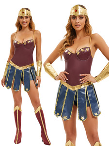 Disfraces de TV y Cine, Disfraces de Halloween para <span class=keywords><strong>Mujer</strong></span>, Disfraz de Supermujer para Adultos, Disfraz para Fiestas - Product Image 5