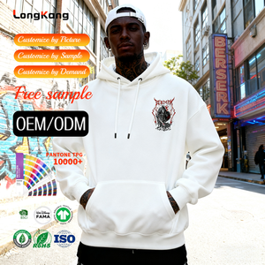 Новая мужская толстовка-худи, 3D-печать с объемным эффектом и индивидуальным логотипом, повседневный свободный свитшот, теплая зимняя одежда из плотного материала - Product Image 2