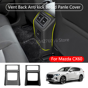 Protection anti-coup de pied arrière pour <span class=keywords><strong>Mazda</strong></span> CX60 <span class=keywords><strong>CX</strong></span> <span class=keywords><strong>60</strong></span> 2022 <span class=keywords><strong>2023</strong></span> 2024 en fibre de carbone pour grille d'aération arrière - Product Image 6