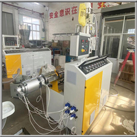 Ligne de production d'extrusion de tuyau d'eau de HDPE de PE de 20-110mm/tube en plastique faisant la machine