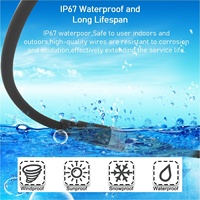 [Calidad Superior] Juego de Cables M12 de 5 Pines Macho a Hembra, Conector y Enchufe Impermeables IP67 para Sensores y Codificadores, Diseño Duradero con Revestimiento de TPU