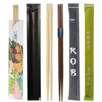 Baguettes jetables de qualité supérieure en papier de 24 cm, pointe double, pour sushi, logo personnalisé coréen, achat de baguettes japonaises