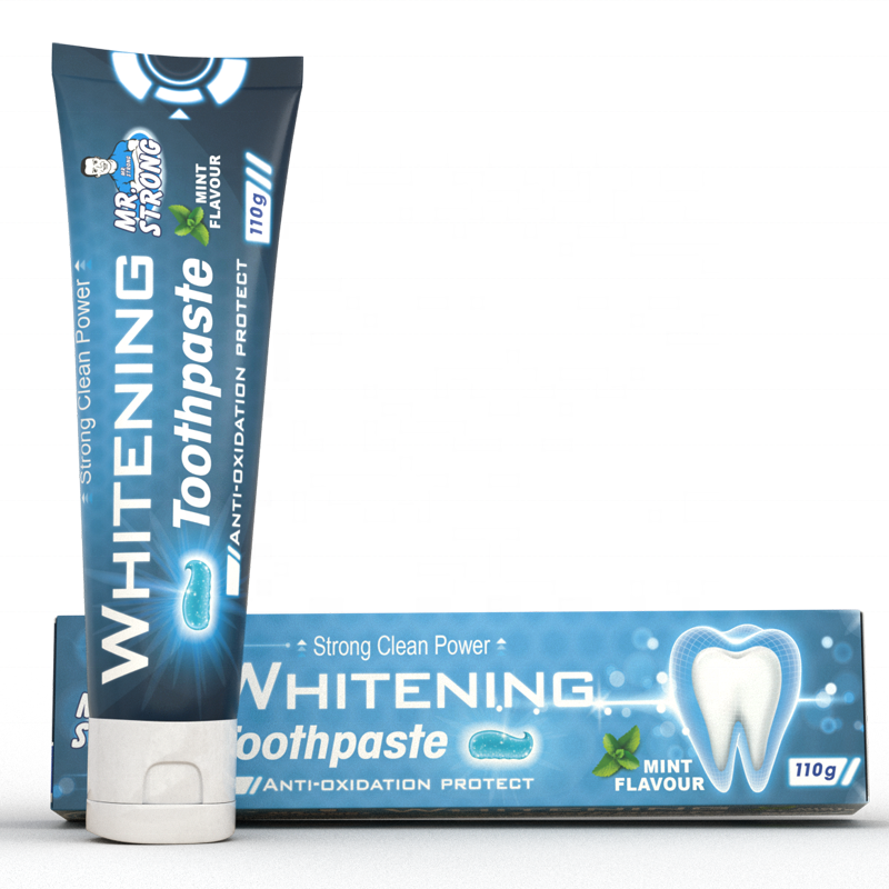 Отбеливающая зубная паста с мятным вкусом для взрослых