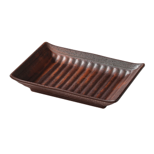 Plato de <span class=keywords><strong>Melamina</strong></span> Rectangular Ecológico y Duradero al por Mayor, Apto <span class=keywords><strong>para</strong></span> Lavavajillas, Estilo Rústico, <span class=keywords><strong>Vajilla</strong></span> <span class=keywords><strong>para</strong></span> Restaurante y Hotel - Product Image 6