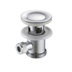 Brass Chrome Plated Pop up Basin Waste <strong>Sink</strong> Drain Pull Lift Rods Basin Waste <strong>Plug</strong> <strong>for</strong> Bathroom Easy Installation Modern Design - Product Image 1