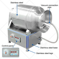 Mélangeur marinadeur électrique ORME 150L à bascule horizontale, machine à mariner sous vide pour viande, en vente