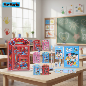 Juegos de crayones surtidos para niños al por mayor con lindos personajes de dibujos animados útiles escolares pastel al óleo con logotipo personalizado - Product Image 2