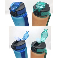 1000ML Portable En Plastique SANS BPA Bouteille D'eau Potable Sport Bouteille D'eau Personnalisée Logo Avec Marqueur de Temps de Motivation