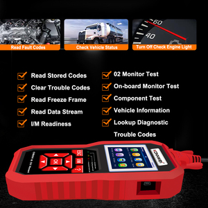 2026 Nuovo Strumento Diagnostico OBDII EOBD per Reset Olio Auto, Lettura Prontezza One-Click, Nero e Rosso <span class=keywords><strong>vs</strong></span> KW850 - Product Image 6