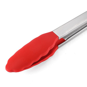 Plump 3-Piece Food Tong Set Stainless Steel With Silicone Heat Resistant For BBQ And Kitchen Use - Product Image 4