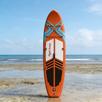 Planche de paddle gonflable portable OEM Stitch SUP, planche de surf souple pour eaux calmes et légères