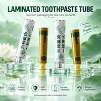 Tube de dentifrice à embout fin pour dosage précis, emballage de pâte de revêtement partiel