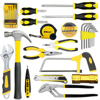 Ensemble d'outils manuels de qualité industrielle OEM 21 pièces, boîte à outils de réparation automobile, jeu de clés à cliquet en acier au chrome-vanadium