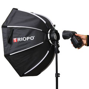 Softbox Triopo KX65 Mini, Compatible con <span class=keywords><strong>Godox</strong></span> <span class=keywords><strong>V1</strong></span> - Product Image 3
