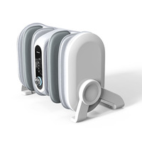 Masseur électrique 3-en-1 pour mollets, bras, pieds et jambes avec chaleur, pétrissage et compression d'air pour usage domestique – Appareil de beauté pour les jambes