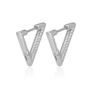 LT-MS-769 Triangle en acier inoxydable clous <span class=keywords><strong>d</strong></span>'<span class=keywords><strong>oreille</strong></span> pour les femmes à la mode 18K géométrique boucles <span class=keywords><strong>d</strong></span>'oreilles polyvalent mode bijoux en gros - Product Image 4