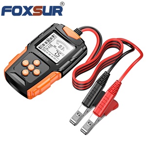 เครื่องทดสอบแบตเตอรี่ FOXSUR ป้องกันเต็มรูปแบบ 12V 24V เครื่องวิเคราะห์ SOH <span class=keywords><strong>SOC</strong></span> เครื่องมือวินิจฉัยอเนกประสงค์ เครื่องทดสอบแบตเตอรี่ตะกั่วกรด 12V/24V - Product Image 2