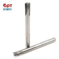 OPT PCD Diamond End Mills 4 Flutes Brazed Tool untuk Mesin CNC Bahan Paduan & Non-Ferrous Kustomisasi OEM/ODM
