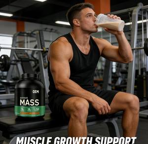 Proteína para Aumentar Masa Muscular 5LB (2.23KG), Etiqueta Privada para Adultos, OEM, Sabor Personalizado, Alto Contenido Calórico, Suplemento Deportivo para el Crecimiento Muscular - Product Image 2