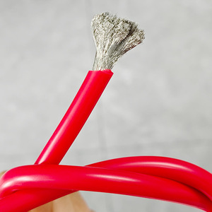 Fio De Silicone Preto Vermelho 6AWG 7AWG 8AWG 10AWG 12AWG 14AWG <span class=keywords><strong>16AWG</strong></span> 18AWG Heatproof Silicone Fio Cabo De Bateria - Product Image 1