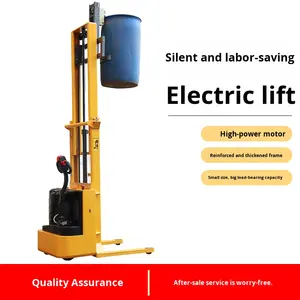 Montacargas Eléctrico de Servicio Pesado Yude, Elevador de Bidones de Aceite, Carga/Descarga Hidráulica de Bidones de Aceite de Hierro y Plástico, Camión, China - Product Image 3