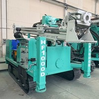 Plataforma de Perforación de Núcleo de Diamante Hidráulica Completa Portátil HF1000D para Minería de Oro y Canteras, 1000 m de Profundidad, con Motor Principal y Componentes del Motor