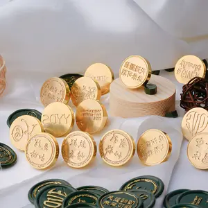 Hot Sells Blessing Series YYDS Thank You Happy Birthday Wax Seal Stamp Head