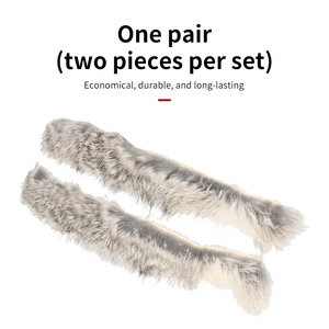 1 Paio di Silenziatori per Corda d'<span class=keywords><strong>Arco</strong></span> in Pelliccia di Coniglio, Ammortizzatori di Vibrazioni, Accessori per Tiro con l'<span class=keywords><strong>Arco</strong></span>, Assorbitori di Urti per <span class=keywords><strong>Arco</strong></span> Ricurvo Tradizionale - Product Image 5