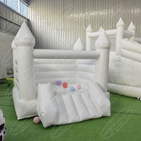 Mini château gonflable de maison de rebond utilisé pour les mariages