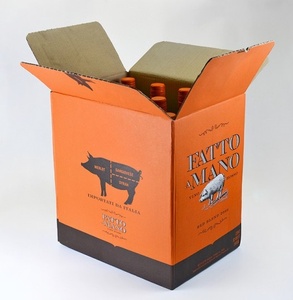 Insert en papier ondulé personnalisé, écologique, impression quadrichromique, pour bouteilles de vin, expédition sécurisée sur longue distance - Product Image 4