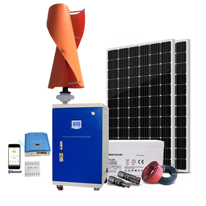 Sistema Híbrido de Energía Solar y Eólica de 10KW, Sistema de Energía Solar y Eólica de 5KW, Controlador MPPT, Batería de Iones de Litio para Uso Doméstico - Product Image 3
